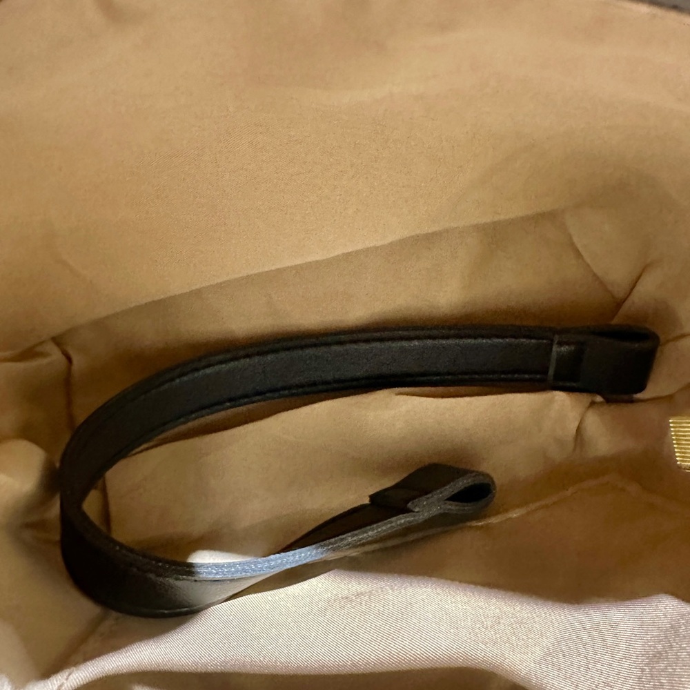 New, Black and Tan Crossbody Bag. Carried once.  9x8x5 - Picture 4 of 4